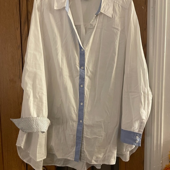 White button up top - Picture 1 of 3